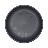 Soucoupe ronde gris anthracite 17cm