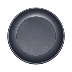 Soucoupe ronde gris anthracite 30cm