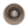 Pot rond taupe 23L