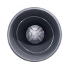 Pot rond gris anthracite 23L