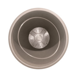 Pot rond taupe 16L