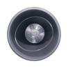 Pot rond gris anthracite 16L
