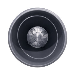 Pot rond gris anthracite 10L