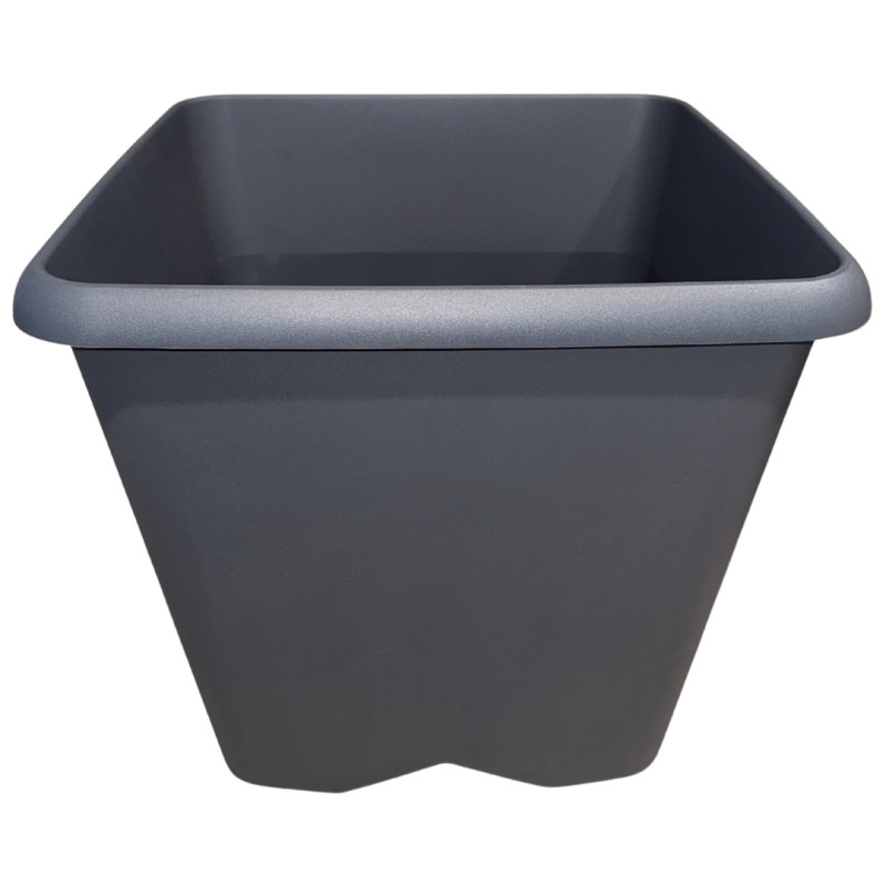 5. Pot carré gris 35,6 L