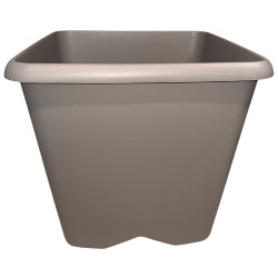5. Pot carré taupe 35,6 L