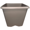 5. Pot carré taupe 35,6 L