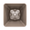 Pot carré taupe 35.6L