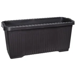 Jardinière rectangulaire haute 70cm – Noir