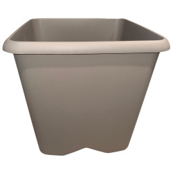4. Pot carré taupe 24,2 L
