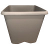 4. Pot carré taupe 24,2 L