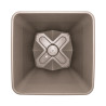 Pot carré taupe 24.2L