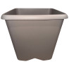 3. Pot carré taupe 15,2 L