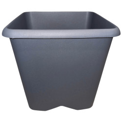 2. Pot carré gris 8,6 L