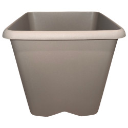 2. Pot carré taupe 8,6 L
