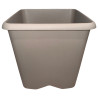2. Pot carré taupe 8,6 L