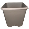 1. Pot carré taupe 4,3 L