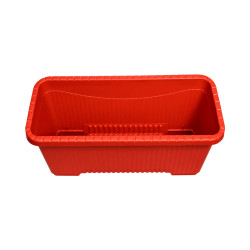 Jardinière rectangulaire terracotta 67 L – 70 cm