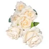 P11-3 Tige 6 Roses - Rose clair