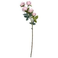 P11-6 Tige 6 Roses - Vieux rose