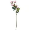 P11-6 Tige 6 Roses - Vieux rose