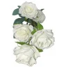 P11-1 Tige 6 Roses - Blanc