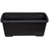 Jardinière rectangulaire haute 70cm – Noir