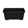 Jardinière rectangulaire noire 67 L – 70 cm