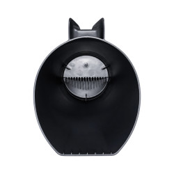 Pelle à granulés plastique noire 1L