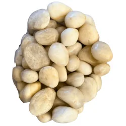 Galet Blanc Glossy 2-4cm