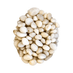 Galet blanc glossy 1-2cm 10kg