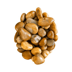 Galet marron glossy 2-4cm 10kg
