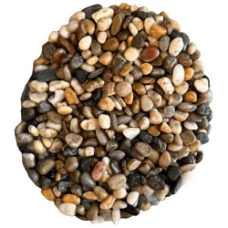 Galet mixte glossy 0.5-1cm