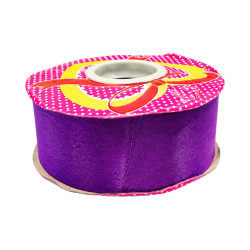 Ruban Satin Mauve – 3 cm × 20 m