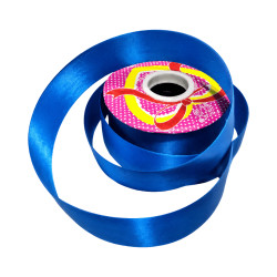 Ruban Satin Bleu Foncé – 3 cm × 20 m