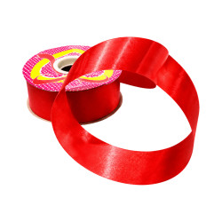 Ruban Satin Rouge – 3 cm × 20 m