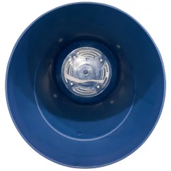 BIG POT BLEU NUIT + SOUS PLAT BLANC