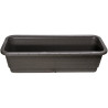 Jardinière rectangulaire café 74L