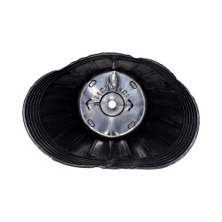 Pot Rond Noir Souple Strié 8,4L