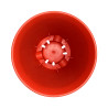 Pot rond terracotta 3,4L