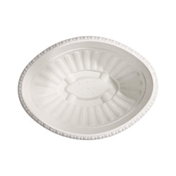 Coupe Ovale Blanche L 60L