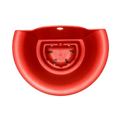 Pot mural demi-rond terracotta 19,5cm