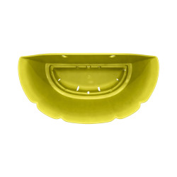 Jardinière murale rectangulaire verte 31,5cm