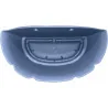 Jardinière Murale Bleue 31,5cm