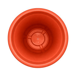 Pot rond terracotta 8,8L motif classique