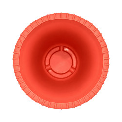 Pot Rond Décor Classique Rouge 10,9L