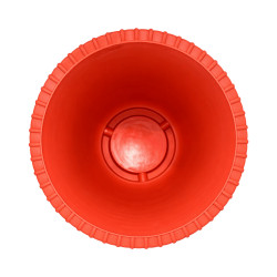 Pot Rond Décor Classique Rouge 18,7L