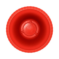Pot Rond Décor Classique Rouge 43,6L