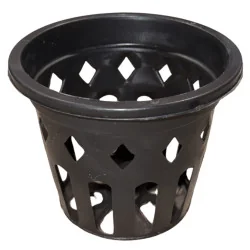 Pot orchidée ajouré rond 11,5cm