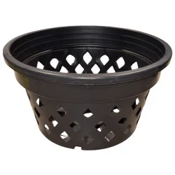 Pot orchidée ajouré rond 10,5''