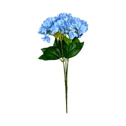 Hortensia Artificiel Bleu Clair à Grosses Fleurs